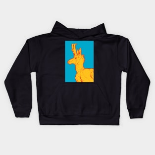 Pronghorn print #2 Kids Hoodie